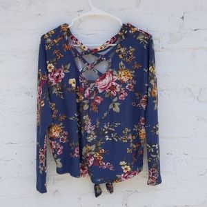 Long Sleeve Floral Top